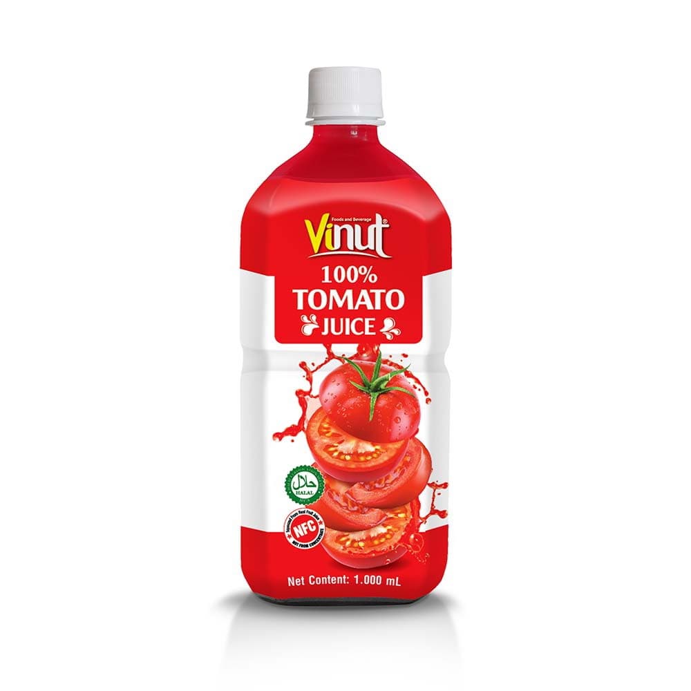 VINUT Šťava zo 100% paradajok, PET fľaša 1 000 ml (33,8 fl oz)