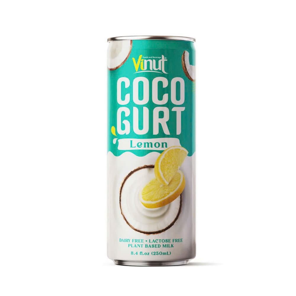 Vinut Cocogurt Lemon, Can, 8.4 fl oz 250 mL