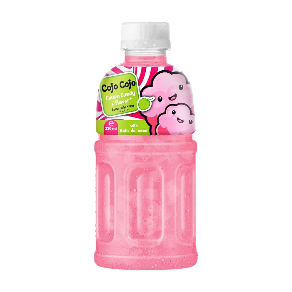 VINUT Nápoj s príchuťou cukrovej vaty s Nata De Coco, PET fľaša, 320 mL